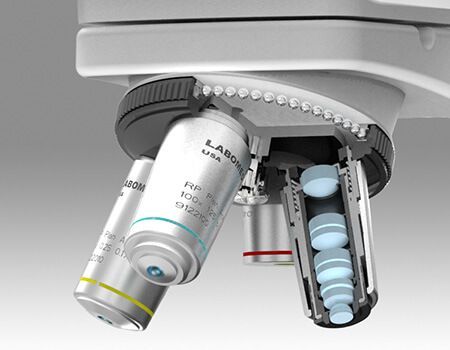 Labomed Lx 300 Educational Microscope Achromatic Objectives